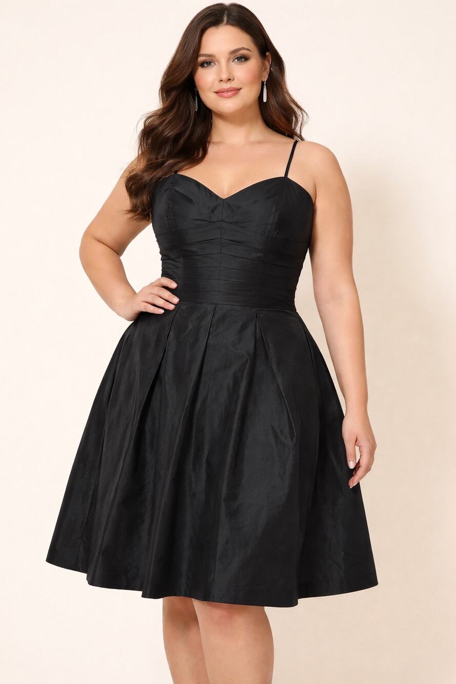 Lauren Ralph Lauren Evening Black Silk Dress Size 12 Chic Cocktail Quiet Luxury